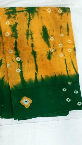 PL COTTON SAREES WITH WAX DOT PRINT DESIGNS